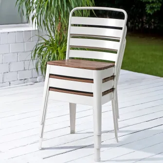 IKEA NORRMANSÖ Scaun exterior, interior/exterior bej/acacia