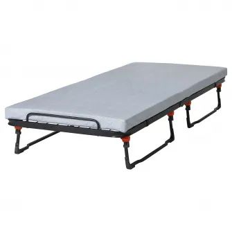 IKEA NORRUDDEN Pat pliant, negru, 80x193 cm