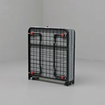 IKEA NORRUDDEN Pat pliant, negru, 80x193 cm