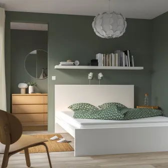 IKEA NÄSFJÄLLET Topper saltea, alb, 140x200 cm
