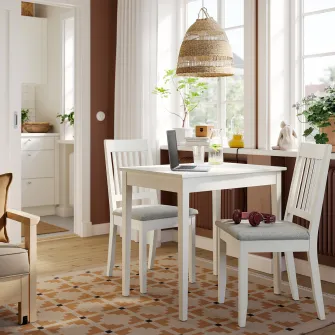IKEA NÄSINGE Masa, alb, 80x60 cm