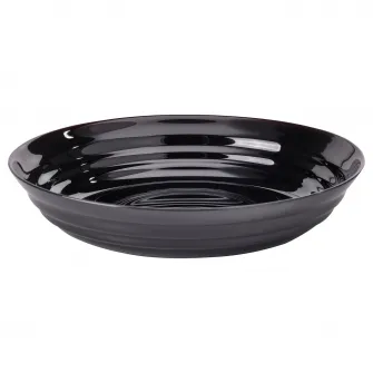IKEA NÄTBARB Farfurie adanca, negru, 19 cm