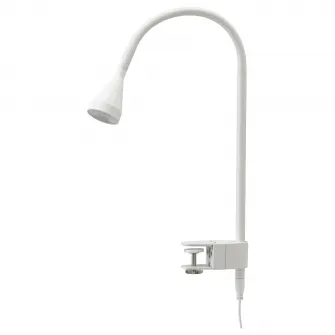 IKEA NÄVLINGE Aplica LED/spot clema, alb