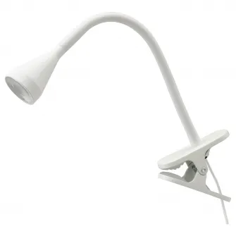 IKEA NÄVLINGE Lampa LED+clema, alb
