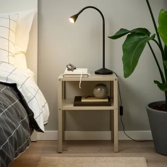 IKEA NÄVLINGE Veioza birou LED, negru