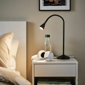 IKEA NÄVLINGE Veioza birou LED, negru