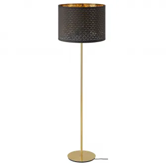 IKEA NYMÖ / SKAFTET Lampadar, negru alama/alama