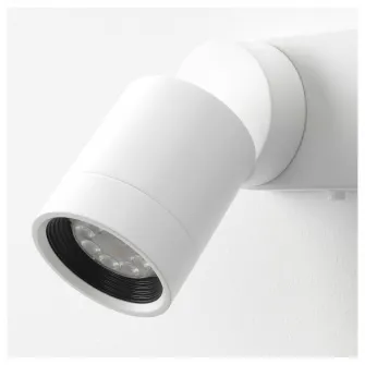 IKEA NYMÅNE Aplica dubla, cablu, alb