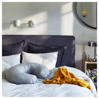 IKEA NYMÅNE Aplica/veioza, inst. fixa, alb