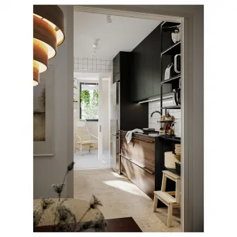 IKEA NYMÅNE Plafoniera 1 spot, alb