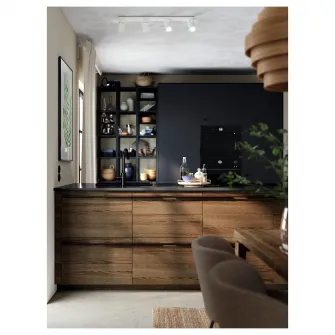IKEA NYMÅNE Plafoniera 4 spoturi, alb