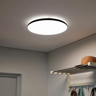IKEA NYMÅNE Plafoniera LED, antracit, 45 cm