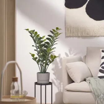 IKEA NYPON Ghiveci, interior/exterior gri, 15 cm