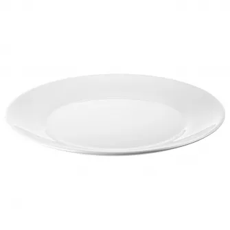 IKEA OFTAST Farfurie, alb, 25 cm