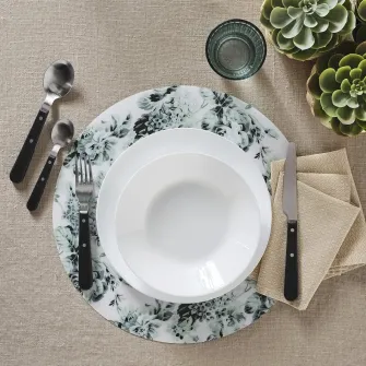 IKEA OFTAST Farfurie, alb, 25 cm