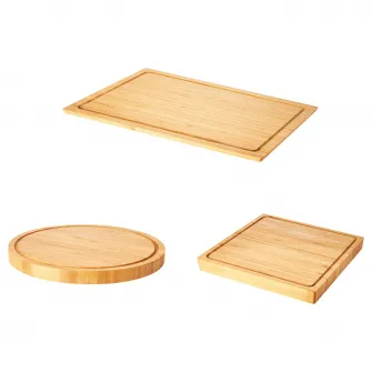 IKEA OLEBY Set 3 tocatoare, bambus