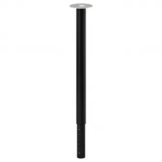 IKEA OLOV Picior, reglabil, negru