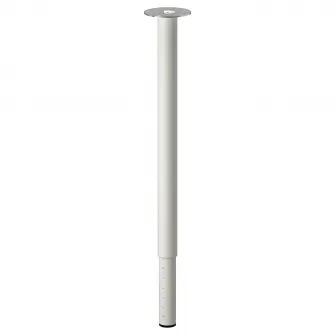 IKEA OLOV Picior, reglabil, alb