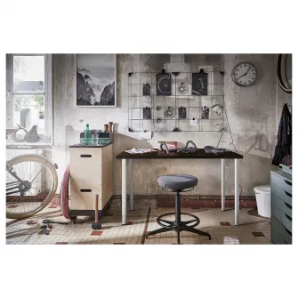 IKEA OLOV Picior, reglabil, alb