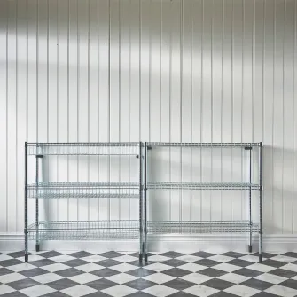 IKEA OMAR Etajera, galvanizat, 92x36x94 cm