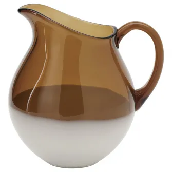 IKEA OMMJÄNGE Carafa, sticla/maro, 2.7 l