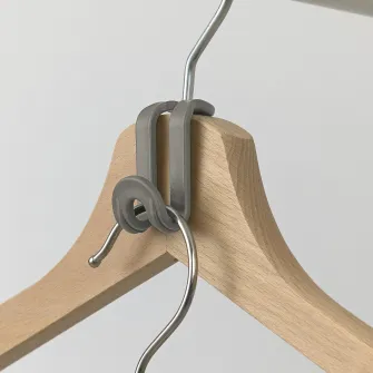 IKEA OMTRENT Carlig pentru umerase, gri