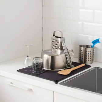IKEA ORDNING Suport tacamuri, inox, 13.5 cm