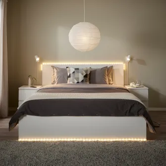 IKEA ORMANÄS Bagheta luminoasa LED, smart intensitate reglabila wireless/culoare si spectru alb, 4 m