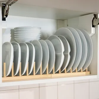 IKEA OSTBIT Suport farfurii, bambus