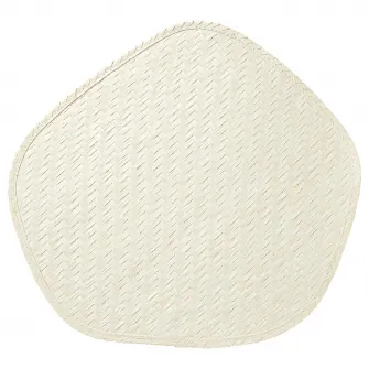 IKEA PADDFISK Suport farfurie, frunza palmier lucrat manual, 37x35 cm
