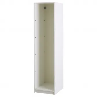 IKEA PAX / BERGSBO Combinatie dulap, alb/alb, 50x60x236 cm