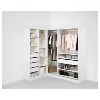 IKEA PAX Dulap colt, alb, 161/188x201 cm