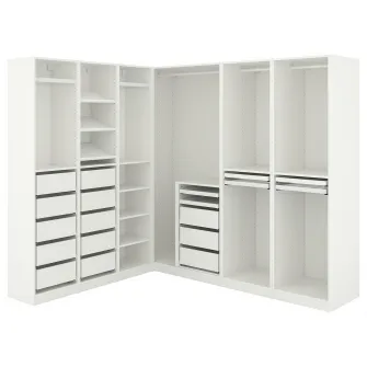 IKEA PAX Dulap colt, alb, 211/213x201 cm