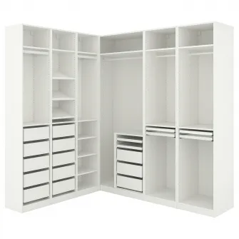 IKEA PAX Dulap colt, alb, 211/213x236 cm