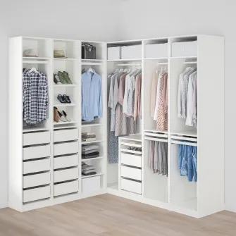 IKEA PAX Dulap colt, alb, 211/213x236 cm
