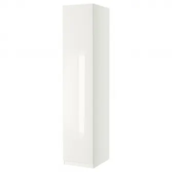 IKEA PAX / FARDAL Combinatie dulap, alb/lucios/alb, 50x60x236 cm