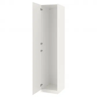 IKEA PAX / FARDAL Combinatie dulap, alb/lucios/alb, 50x60x236 cm