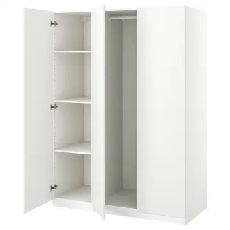 IKEA PAX / FORSAND Combinatie dulap, alb/alb, 150x60x201 cm