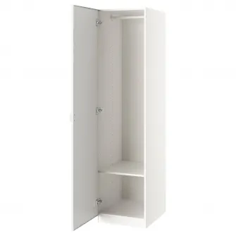 IKEA PAX / ÅHEIM Combinatie dulap, alb/oglinda, 50x60x201 cm