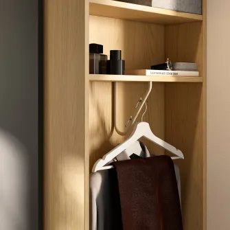 IKEA PAX Unitate de capat suplimentara, aspect stejar, 20x58x201 cm