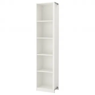 IKEA PAX Unitate suplimentara colt 4 polite, alb, 53x35x236 cm