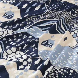 IKEA PENDELKAKTUS Metraj pre-taiat, munti/multicolor, 150x300 cm