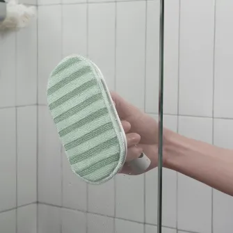 IKEA PEPPRIG Laveta microfibra, verde