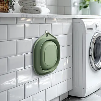 IKEA PEPPRIG Lighean, pliant/verde, 10 l