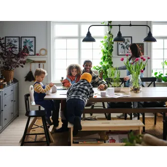 IKEA PERJOHAN Banca cu depozitare, pin, 100 cm