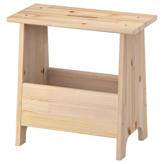 IKEA PERJOHAN Taburet cu depozitare, pin