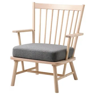 IKEA PERSBOL Fotoliu, mesteacan/Tibbleby bej/gri