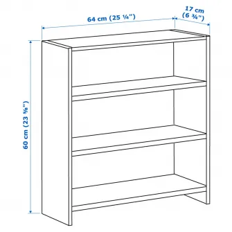 IKEA PÅHL Etajera pentru birou, alb, 64x60 cm