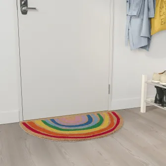 IKEA PILLEMARK Covor intrare, interior, curcubeu, 50x90 cm