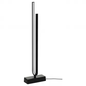 IKEA PILSKOTT Lampadar LED, smart negru
